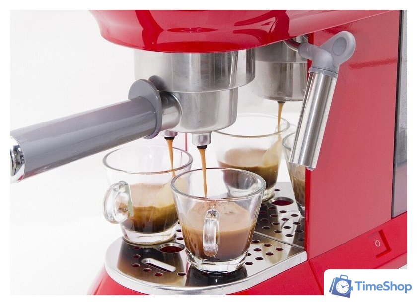 Рожковая кофеварка Smeg ECF03RDEU - Изображение №9 — Интернет-магазин Time-Shop