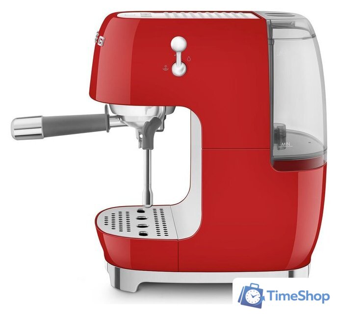 Рожковая кофеварка Smeg ECF03RDEU - Изображение №2 — Интернет-магазин Time-Shop