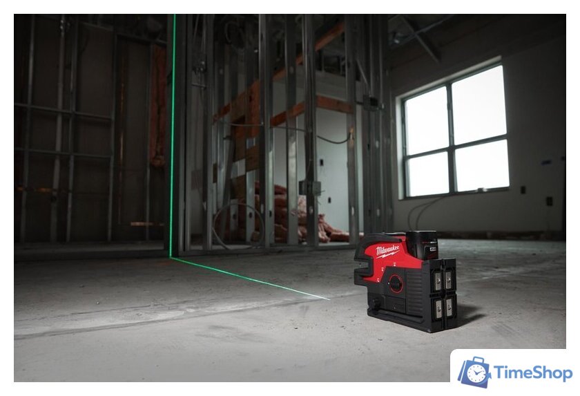 Лазерный нивелир Milwaukee M12 CLL4P-301C 4933479203 (с 1-им АКБ, кейс) - Изображение №9 — Интернет-магазин Time-Shop