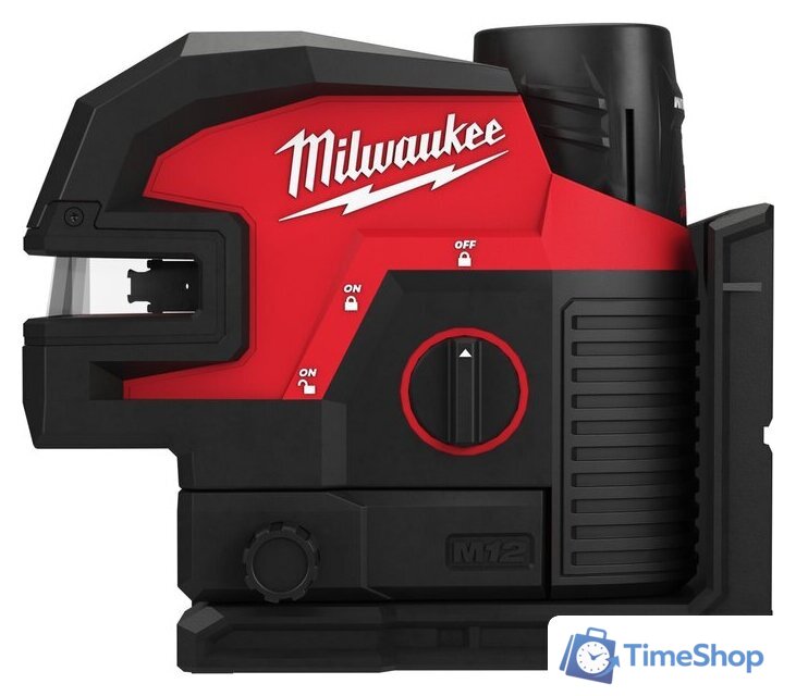 Лазерный нивелир Milwaukee M12 CLL4P-301C 4933479203 (с 1-им АКБ, кейс) - Изображение №1 — Интернет-магазин Time-Shop