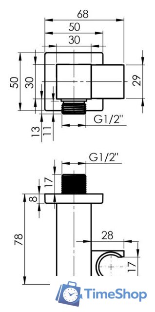 Душевая система  Rubineta Thermo-3F-Olo SQ 625040 - Изображение №11 — Интернет-магазин Time-Shop
