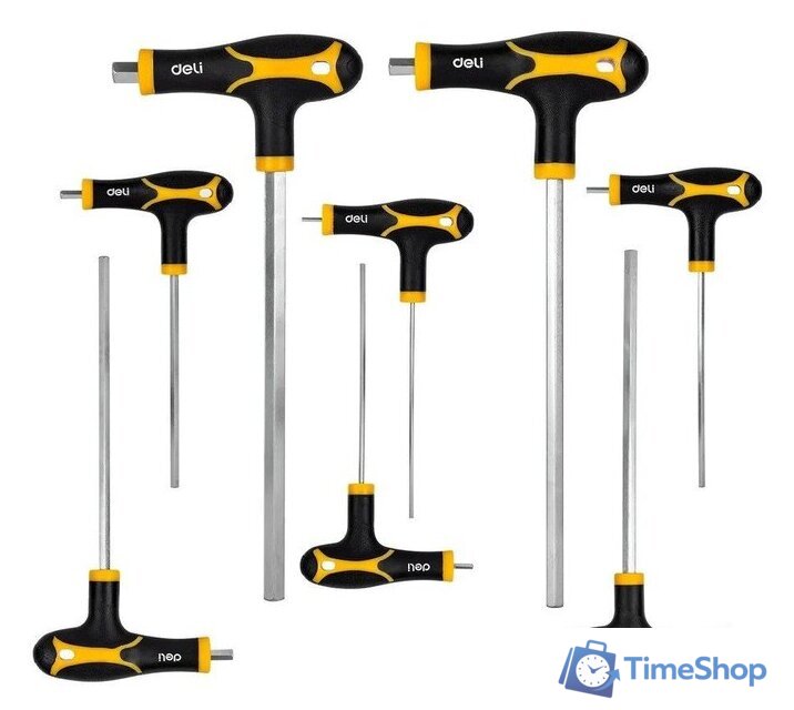 Набор ключей Deli DL233108 (8 предметов) - Изображение №1 — Интернет-магазин Time-Shop