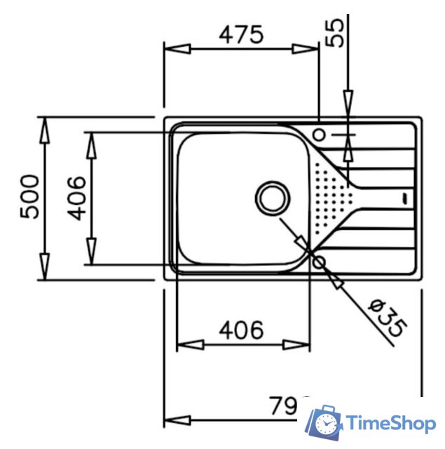 Кухонная мойка TEKA Universe 50 T-XP 1B 1D MAX MCTXT - Изображение №3 — Интернет-магазин Time-Shop
