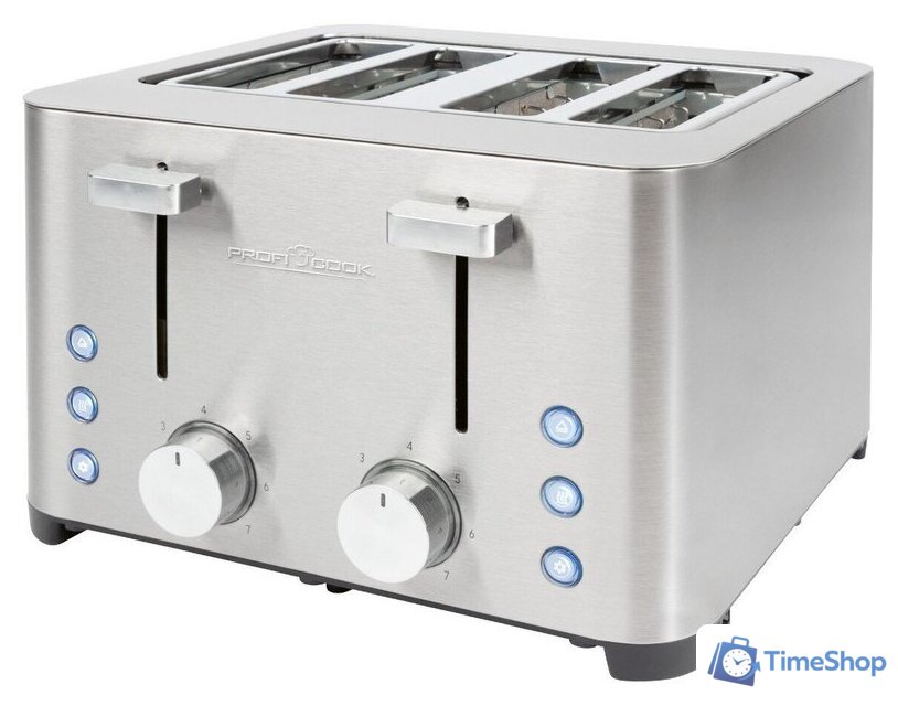 Тостер ProfiCook PC-TA 1252 Edelstahl 501252 - Изображение №4 — Интернет-магазин Time-Shop