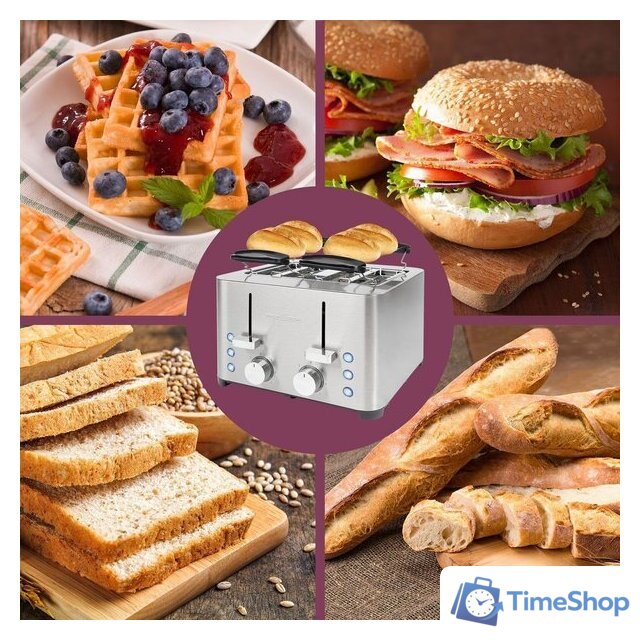 Тостер ProfiCook PC-TA 1252 Edelstahl 501252 - Изображение №9 — Интернет-магазин Time-Shop