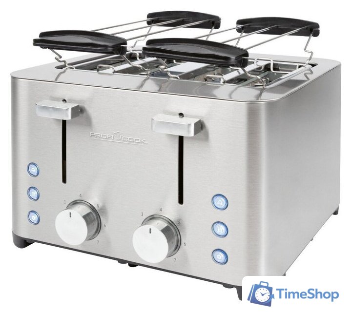 Тостер ProfiCook PC-TA 1252 Edelstahl 501252 - Изображение №5 — Интернет-магазин Time-Shop