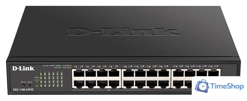 Настраиваемый коммутатор D-Link DGS-1100-24PV2/A3A - Изображение №1 — Интернет-магазин Time-Shop