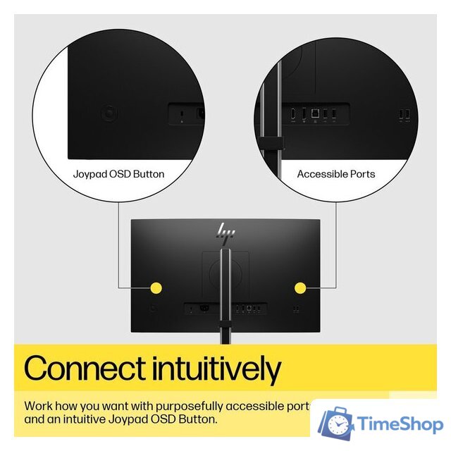 Монитор HP E24q G5 6N4F1AA - Изображение №8 — Интернет-магазин Time-Shop