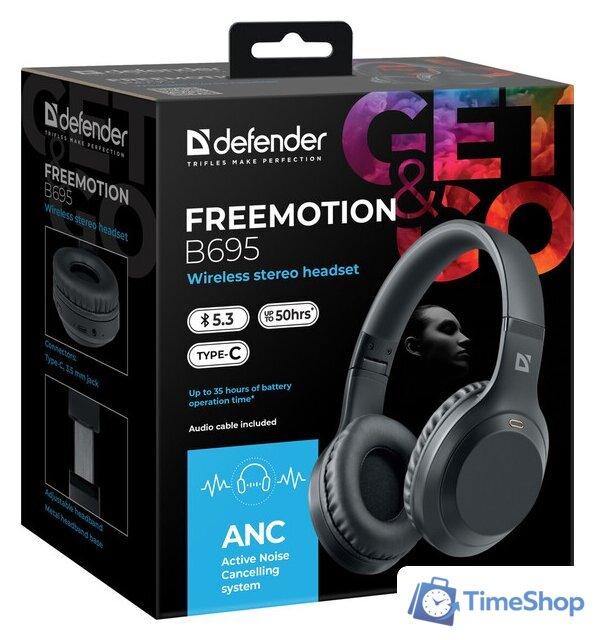 Наушники Defender FreeMotion B695 - Изображение №9 — Интернет-магазин Time-Shop