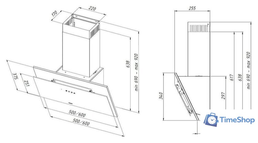 Кухонная вытяжка Akpo Juno II 60 WK-11 (белый) - Изображение №13 — Интернет-магазин Time-Shop
