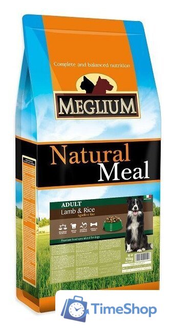 Сухой корм для собак Meglium Dog Adult Lamb MS1920 20 кг - Изображение №1 — Интернет-магазин Time-Shop