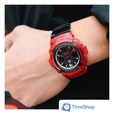 Наручные часы Casio G-Shock AWG-M100SRB-4A - Изображение №2 — Интернет-магазин Time-Shop