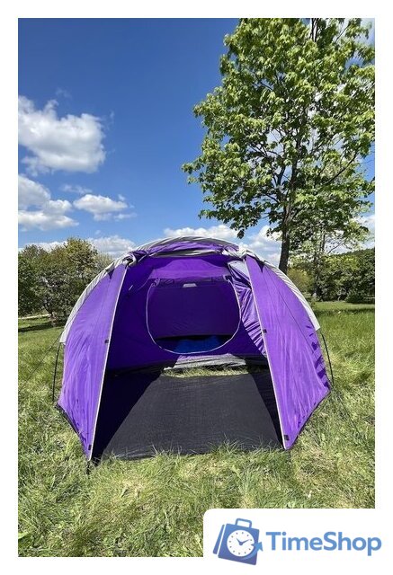Треккинговая палатка Calviano Acamper Monsun 3 (фиолетовый) - Изображение №12 — Интернет-магазин Time-Shop
