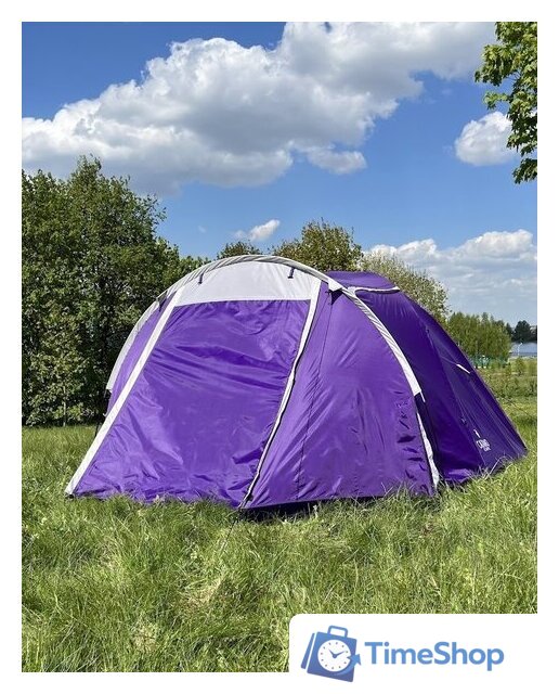 Треккинговая палатка Calviano Acamper Monsun 3 (фиолетовый) - Изображение №3 — Интернет-магазин Time-Shop