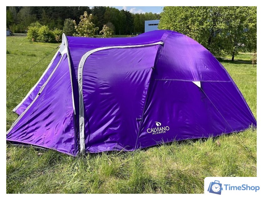 Треккинговая палатка Calviano Acamper Monsun 3 (фиолетовый) - Изображение №2 — Интернет-магазин Time-Shop