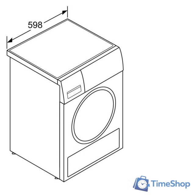 Сушильная машина Bosch Serie 4 WQG1420AME - Изображение №7 — Интернет-магазин Time-Shop