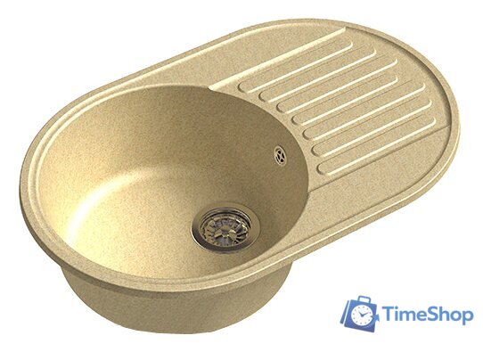 Кухонная мойка GranFest QUARZ Z-18 (бежевый) - Изображение №2 — Интернет-магазин Time-Shop