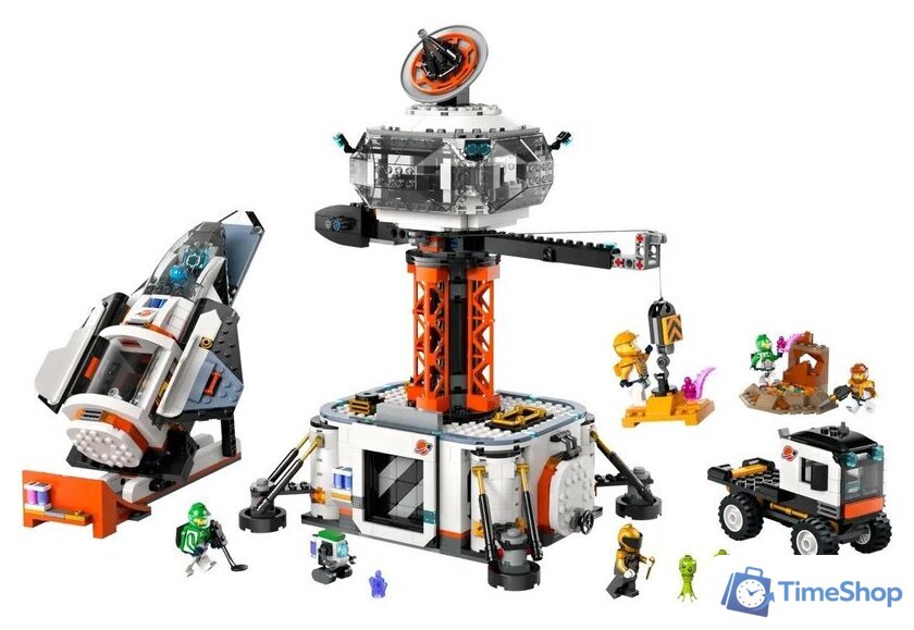 Конструктор LEGO City 60434 Космическая база и площадка для ракет - Изображение №3 — Интернет-магазин Time-Shop
