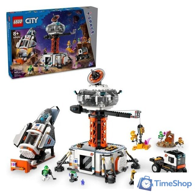 Конструктор LEGO City 60434 Космическая база и площадка для ракет - Изображение №2 — Интернет-магазин Time-Shop