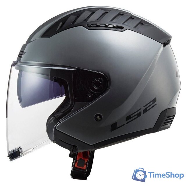 Мотошлем LS2 OF600 Copter 2 (M, серый матовый) - Изображение №6 — Интернет-магазин Time-Shop