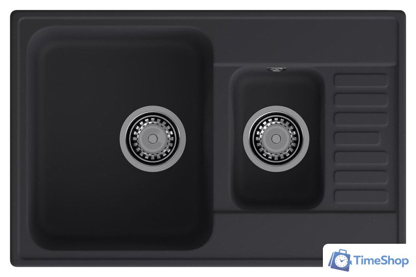 Кухонная мойка GranFest QUARZ 21К (черный) - Изображение №1 — Интернет-магазин Time-Shop