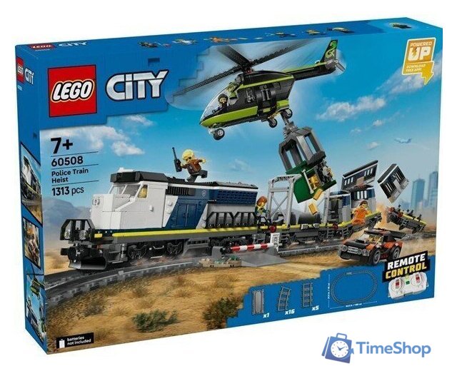 Конструктор LEGO City 60508 Ограбление полицейского поезда - Изображение №1 — Интернет-магазин Time-Shop