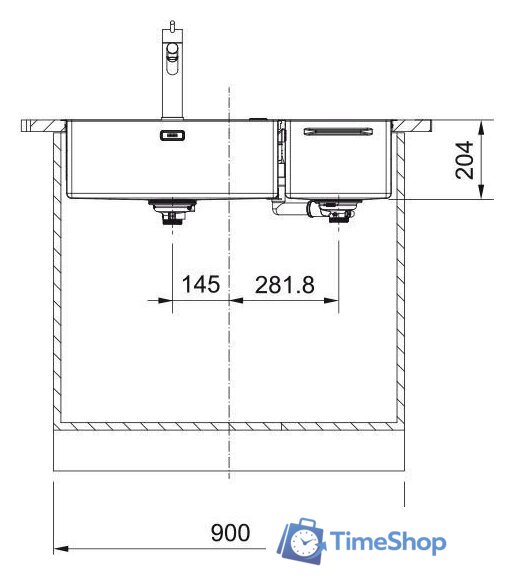 Кухонная мойка Franke Box Center BWX 220-54-27 127.0557.960 - Изображение №13 — Интернет-магазин Time-Shop
