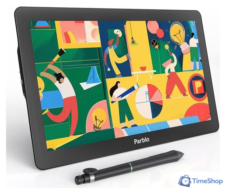 Графический монитор Parblo Coast 16 Pro Gen2 (черный) - Изображение №2 — Интернет-магазин Time-Shop