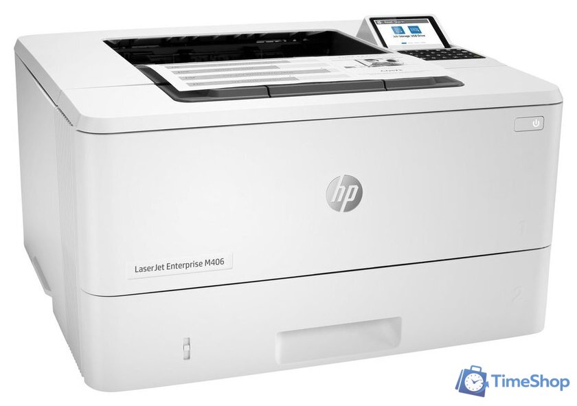 Принтер HP LaserJet Enterprise M406dn - Изображение №3 — Интернет-магазин Time-Shop