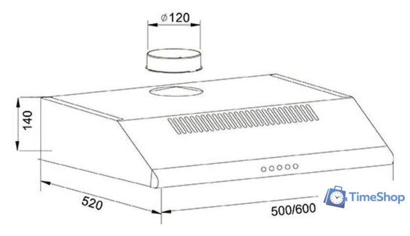 Кухонная вытяжка Making Oasis Everywhere UP-60I - Изображение №10 — Интернет-магазин Time-Shop