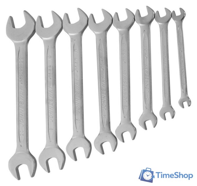 Набор ключей Jonnesway W25108S (8 предметов) - Изображение №2 — Интернет-магазин Time-Shop