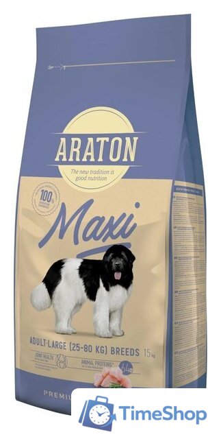 Сухой корм для собак Araton Adult Maxi для крупных пород 15 кг - Изображение №1 — Интернет-магазин Time-Shop