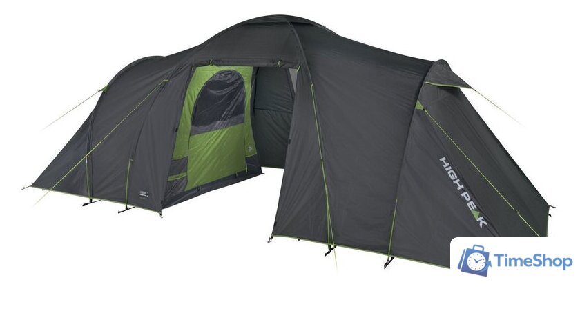 Кемпинговая палатка High Peak Como 4 (светло-серый/темно-серый/зеленый) - Изображение №1 — Интернет-магазин Time-Shop