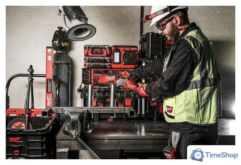 Угловая шлифмашина Milwaukee M18 FSAGV125XB-0X Fuel 4933478436 (без АКБ) - Изображение №8 — Интернет-магазин Time-Shop