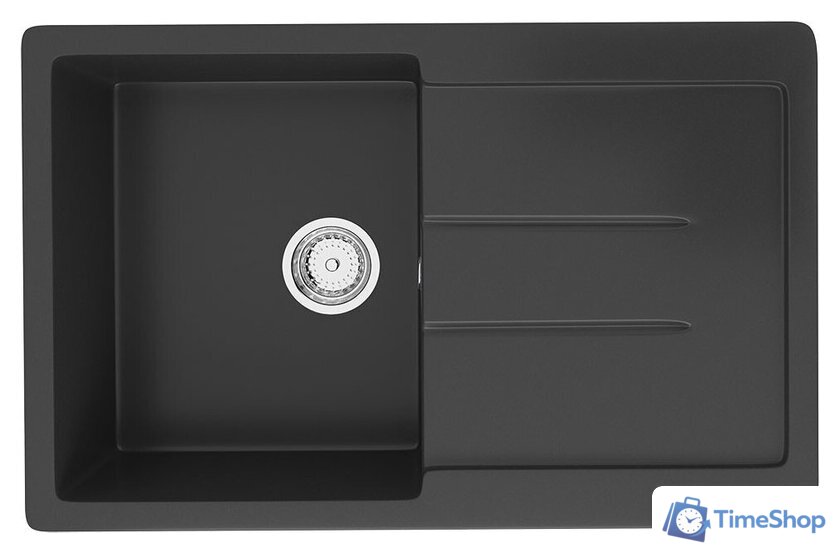 Кухонная мойка Ulgran U-507 (ультра-черный) - Изображение №1 — Интернет-магазин Time-Shop