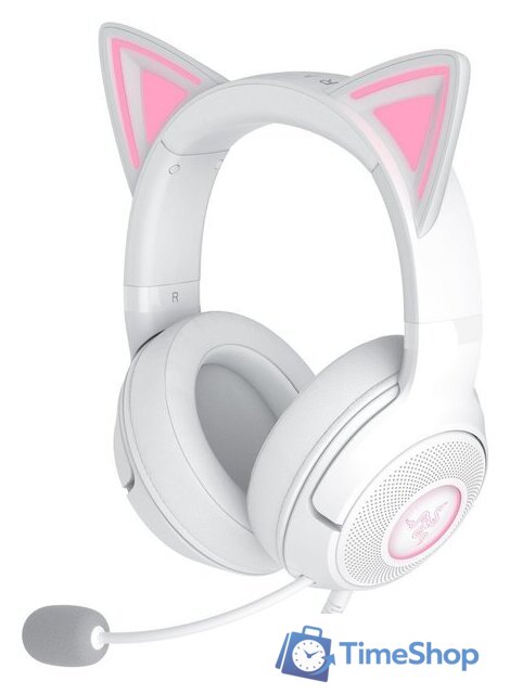Наушники Razer Kraken Kitty V2 (белый) - Изображение №4 — Интернет-магазин Time-Shop