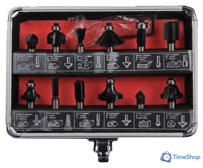 Набор фрез Sturm 9016-RB-S8-12-3 - Изображение №1 — Интернет-магазин Time-Shop