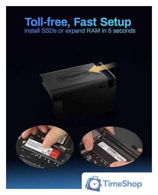 Сетевой накопитель TerraMaster F6-424 - Изображение №5 — Интернет-магазин Time-Shop