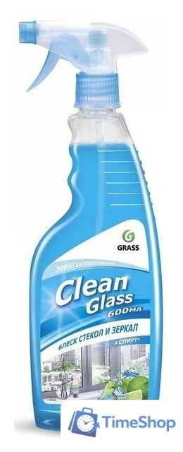 Средство для стекла и зеркал Grass Clean Голубая лагуна 0.6 л - Изображение №1 — Интернет-магазин Time-Shop