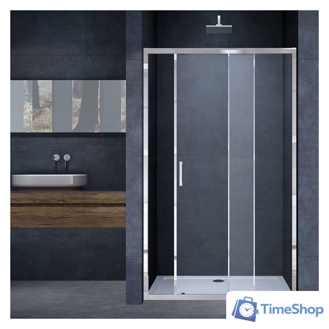 Душевая дверь Vincea Alpha VDS-3AL100CL (хром/прозрачное) - Изображение №1 — Интернет-магазин Time-Shop