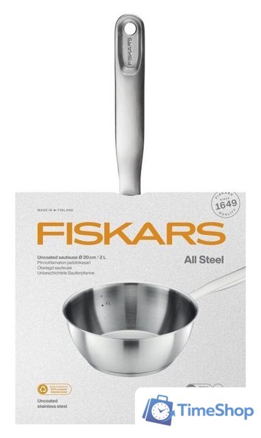 Сотейник Fiskars All Steel 1064748 - Изображение №9 — Интернет-магазин Time-Shop