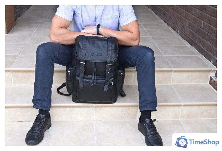 Городской рюкзак Carlo Gattini Classico Voltaggio 3091-04 (темно-коричневый) - Изображение №10 — Интернет-магазин Time-Shop