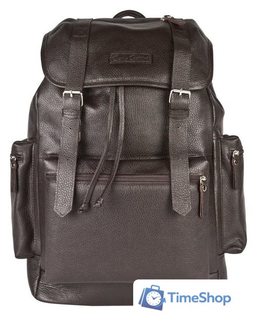 Городской рюкзак Carlo Gattini Classico Voltaggio 3091-04 (темно-коричневый) - Изображение №2 — Интернет-магазин Time-Shop