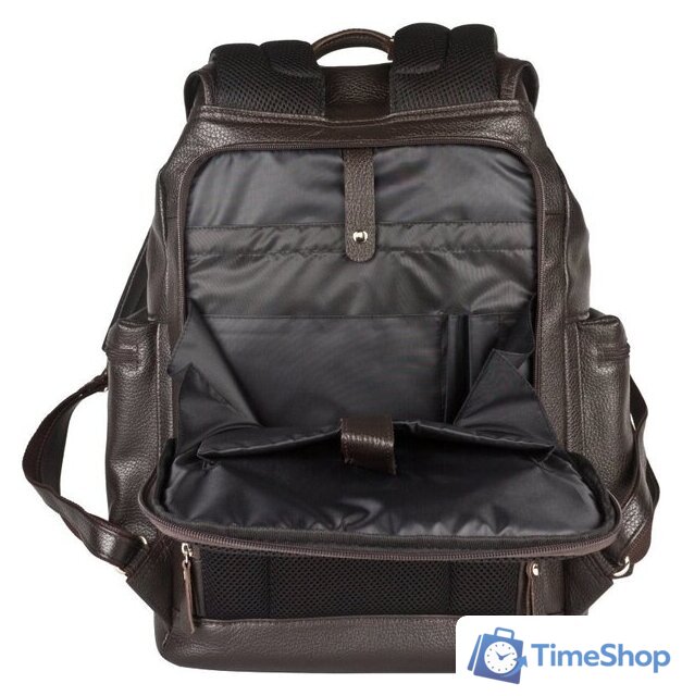 Городской рюкзак Carlo Gattini Classico Voltaggio 3091-04 (темно-коричневый) - Изображение №4 — Интернет-магазин Time-Shop