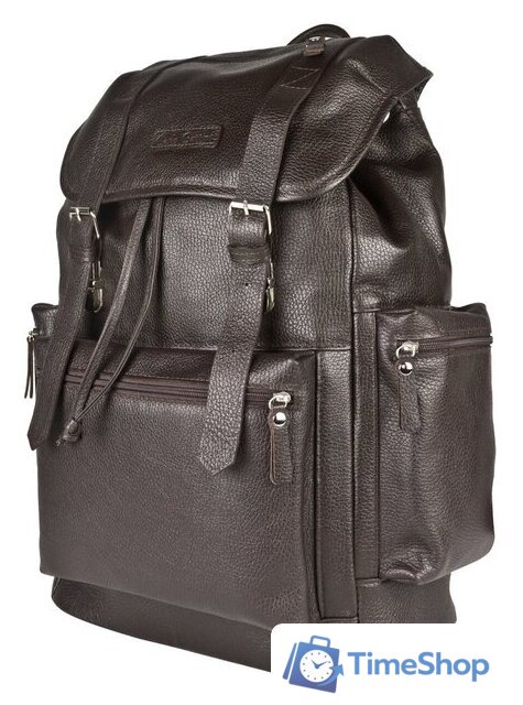 Городской рюкзак Carlo Gattini Classico Voltaggio 3091-04 (темно-коричневый) - Изображение №1 — Интернет-магазин Time-Shop
