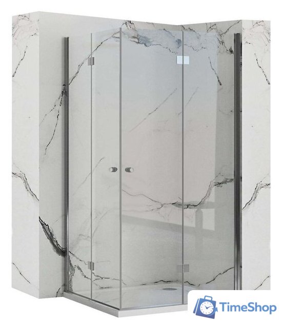 Душевая дверь Rea Fold Modul 70 N2 (хром/прозрачное стекло) - Изображение №1 — Интернет-магазин Time-Shop