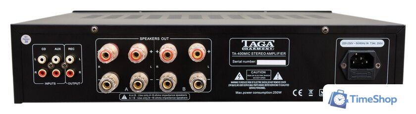 Интегральный усилитель Taga Harmony TA-400MIC - Изображение №3 — Интернет-магазин Time-Shop