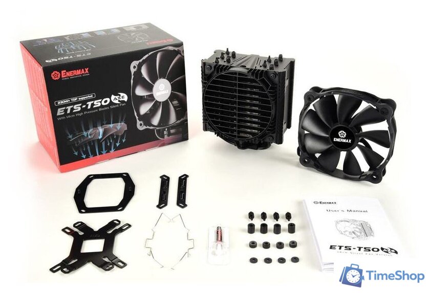 Кулер для процессора Enermax ETS-T50 AXE Silent Edition ETS-T50A-FSS - Изображение №9 — Интернет-магазин Time-Shop