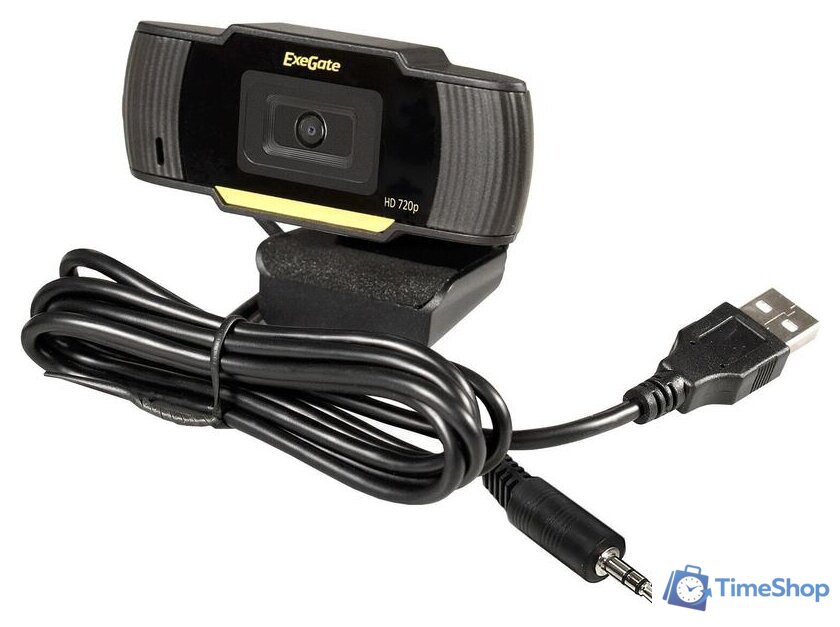 Веб-камера ExeGate GoldenEye C270 HD - Изображение №1 — Интернет-магазин Time-Shop