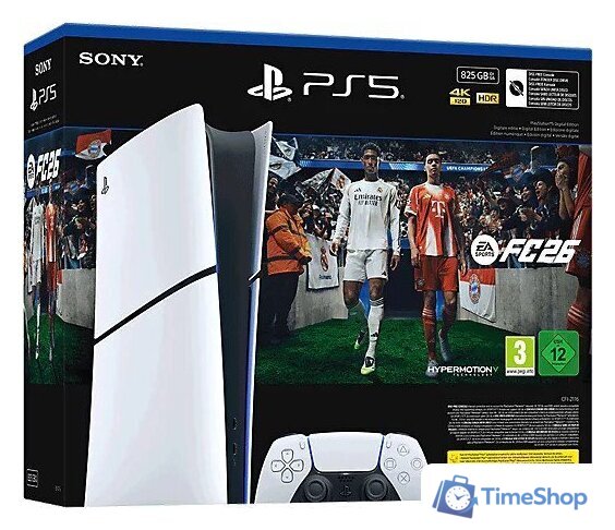 Игровая приставка Sony PlayStation 5 Slim Digital Edition CFI-2100B + FC 26 (цифровой ключ) - Изображение №1 — Интернет-магазин Time-Shop